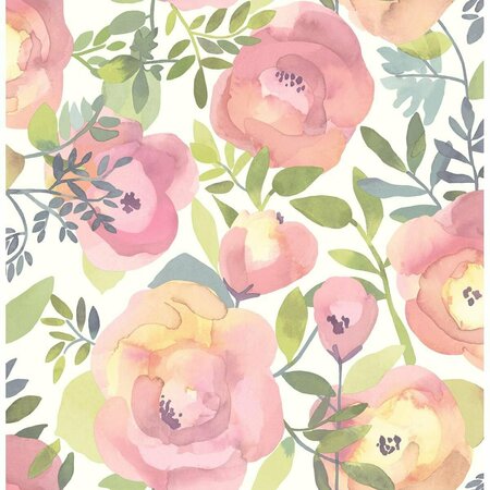 DOBA-BNT Peachy Keen Pink Peel & Stick Wallpaper SA2811820